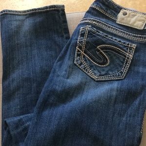 Silver suki straight jeans W27/L32